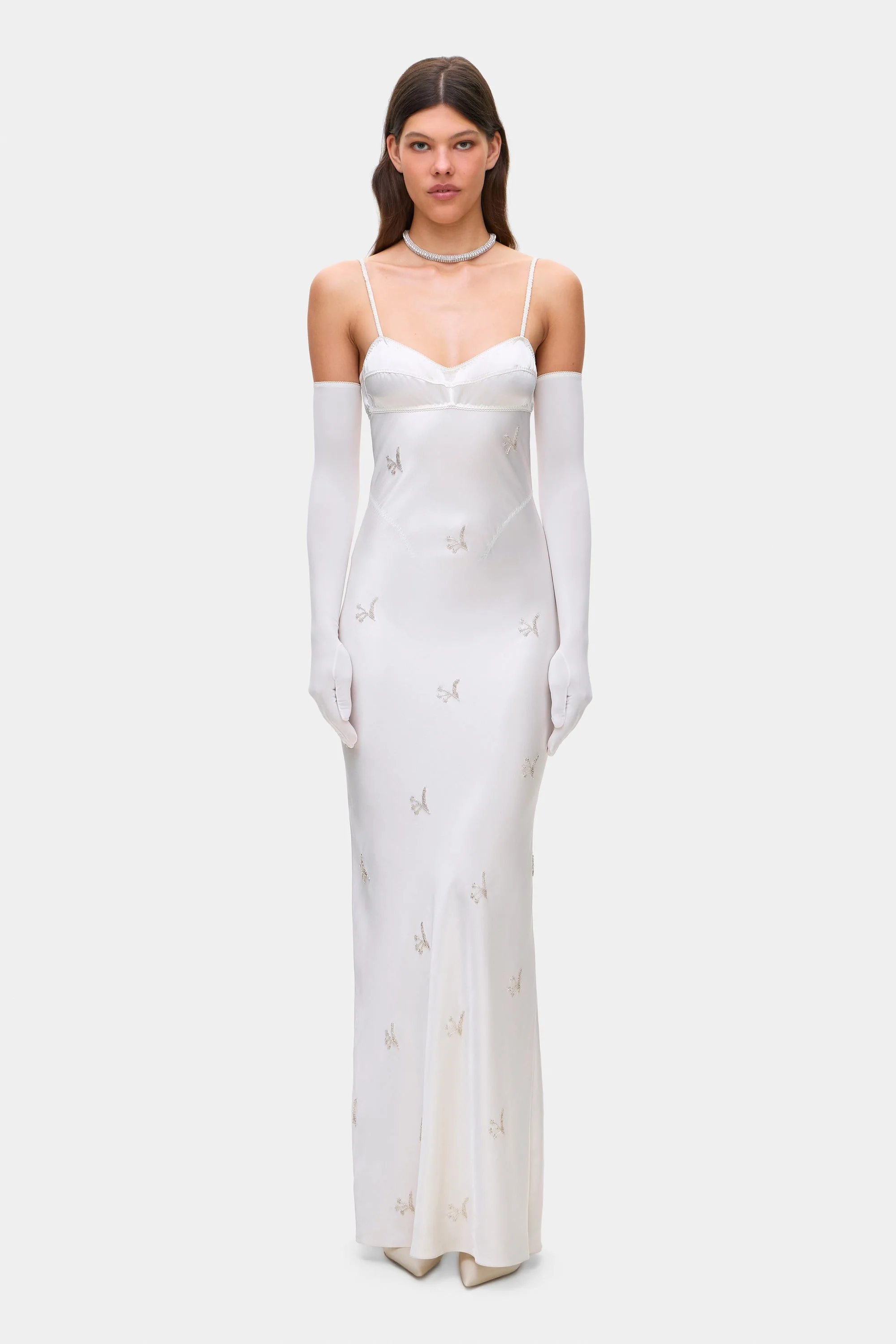 Maxi Beaded Waterlily dress